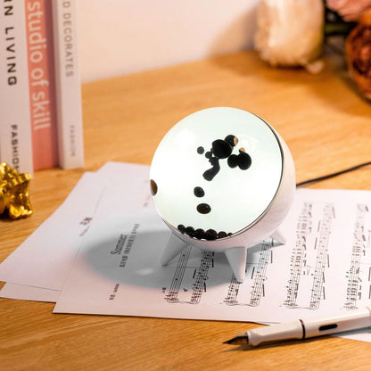 Ferrofluid Ljudreaktiv Display Med Fängslande Visuella Effekter