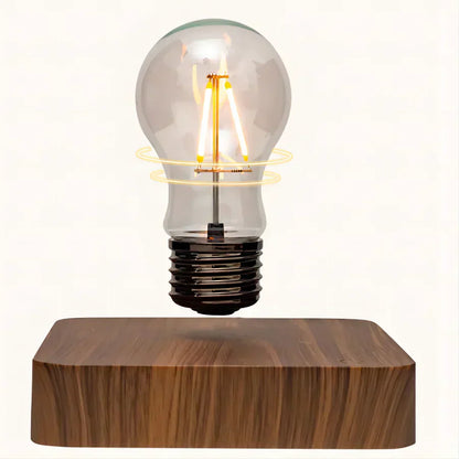 Flytande glas LED-bordslampa med magnetisk levitation