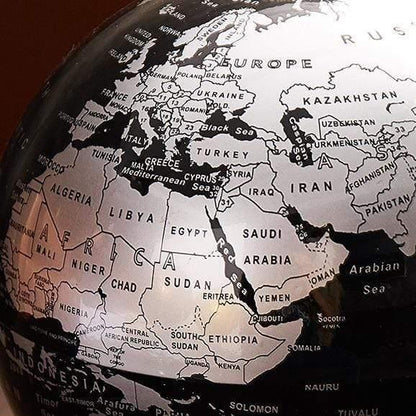 Globe Dekoration med Rotationsbas för Resentusiaster