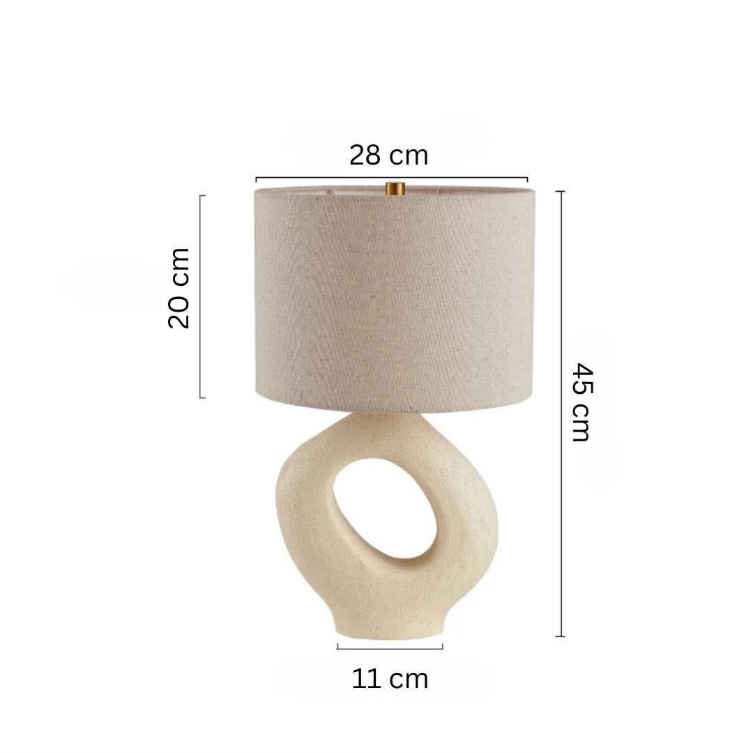 Gold Finish Bordslykta Med LED Ljus Källa E27 Varm Vit