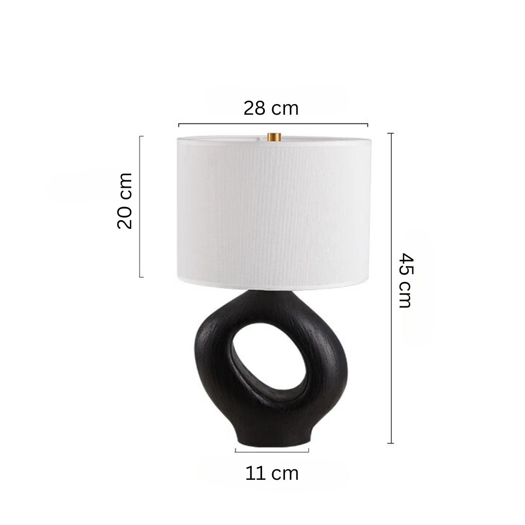 Gold Finish Bordslykta Med LED Ljus Källa E27 Varm Vit