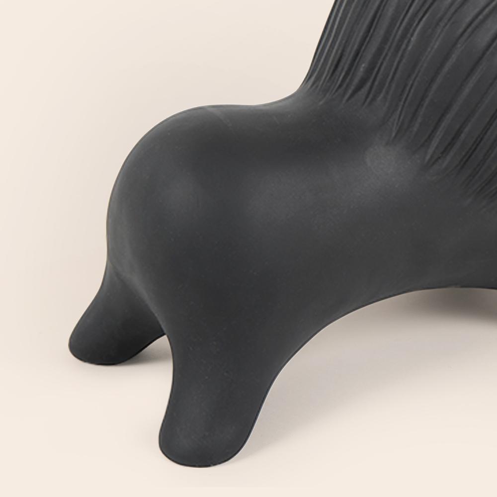 Golden Horned Yak Table Accent för Modern Heminredning