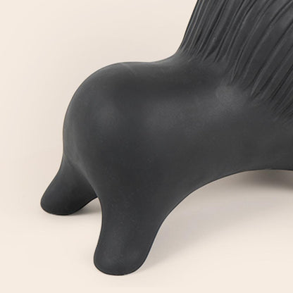 Golden Horned Yak Table Accent för Modern Heminredning