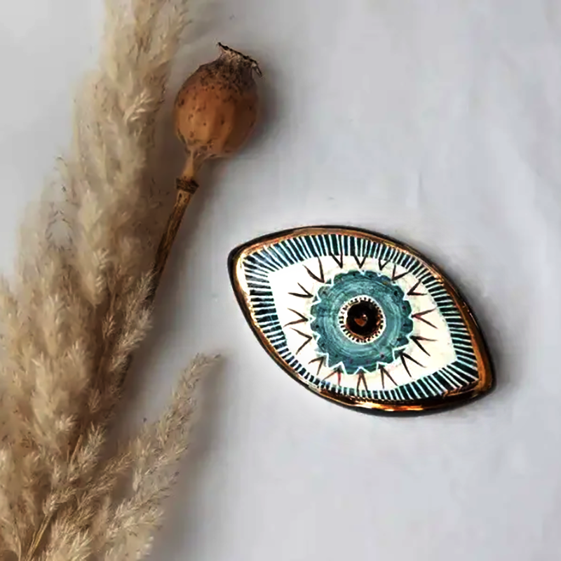 Evil Eye Dekor för Skydd och Lyckobringande Amulett