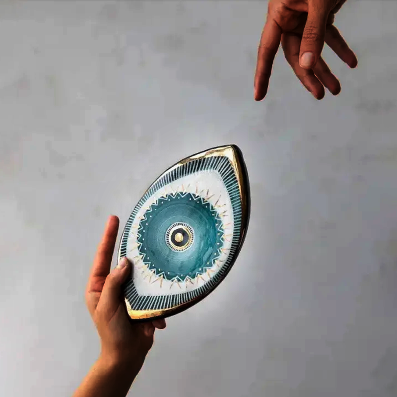 Evil Eye Dekor för Skydd och Lyckobringande Amulett