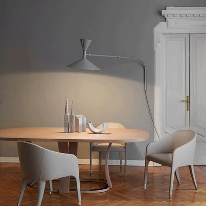 Inomhus Swing Arm Vägglampa För Sovrum Och Vardagsrum