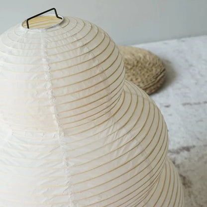 Japansk Wabi Sabi Tripod Golvlampa Varm Ambient Glöd