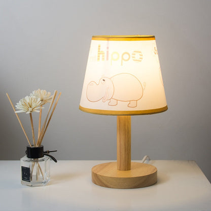 Koreansk Retro Plisserad Bordslampa för Elegant Hembelysning