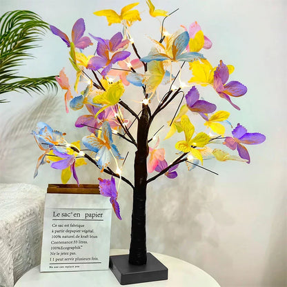 LED Konstgjord Bonsai Träd Lampa för Sovrum och Festdekoration Belysning