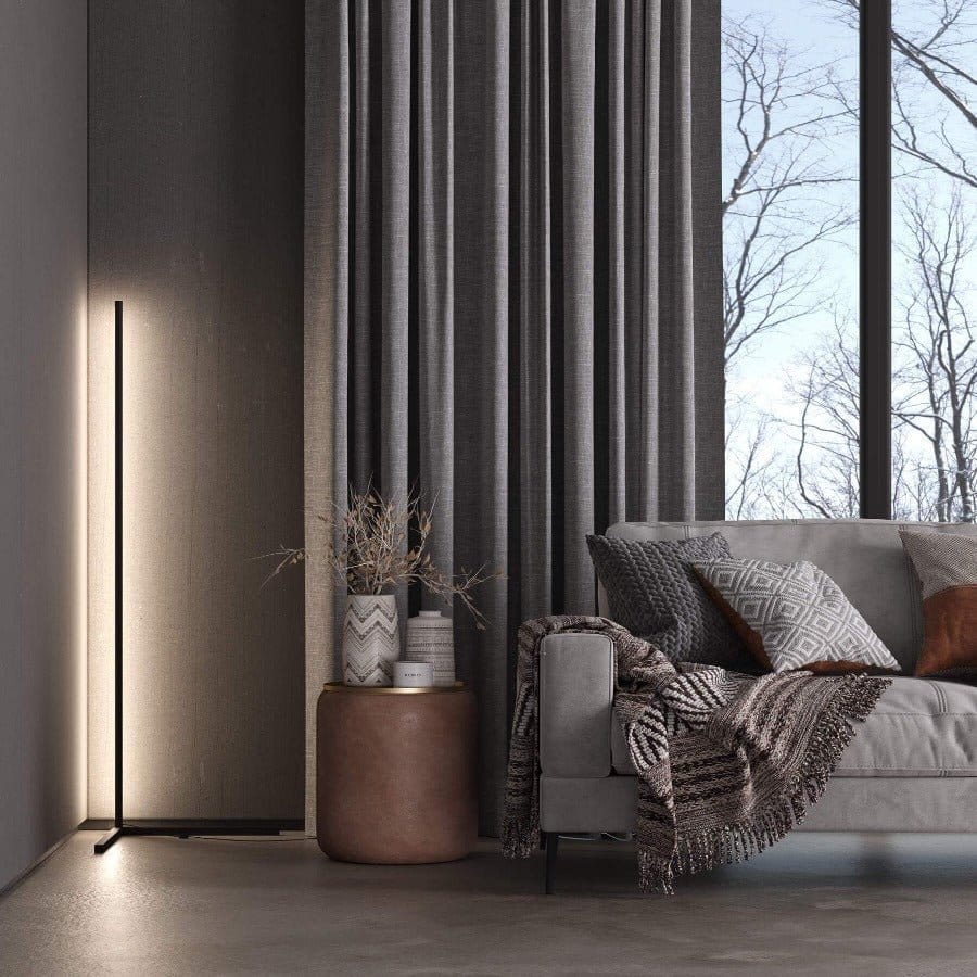 LED Golvlamps med fjärrkontroll för justerbart stämning