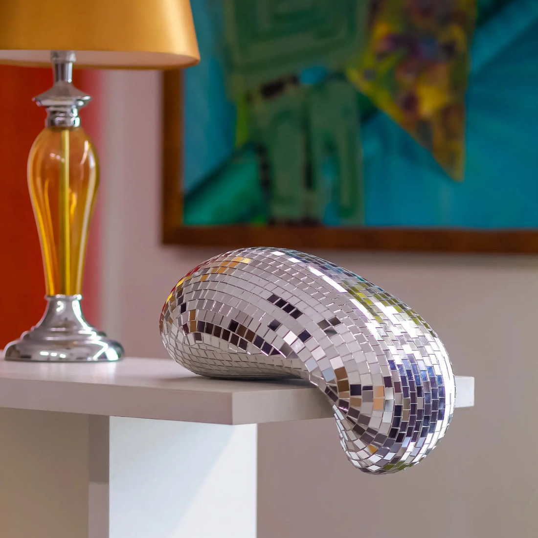 Lunar Disco Smält Dekorativ Bit för Funky Heminredning