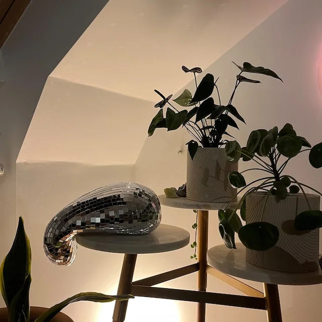 Lunar Disco Smält Dekorativ Bit för Funky Heminredning
