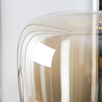 Lyxig glas kon-lampa för elegant inomhusbelysning