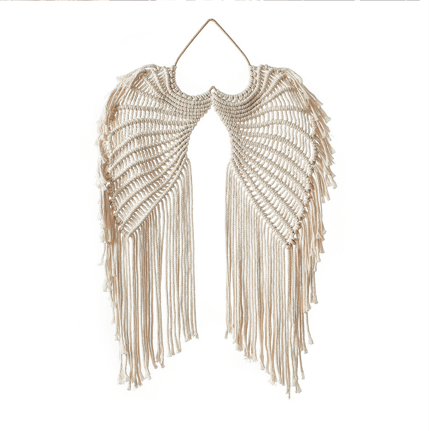 Macrame Änglavingar Väggdekoration för Boho Rum Stil