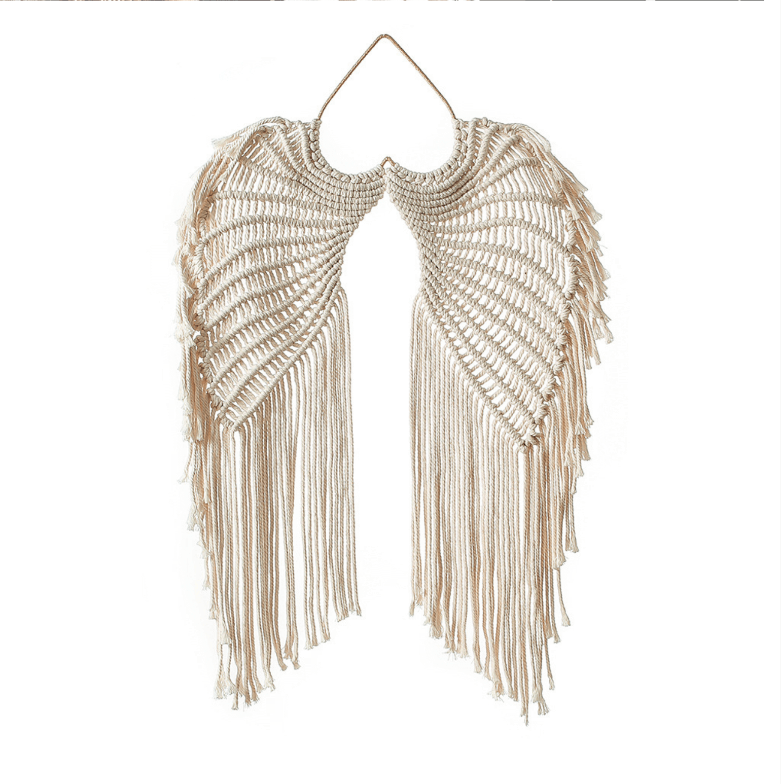 Macrame Änglavingar Väggdekoration för Boho Rum Stil