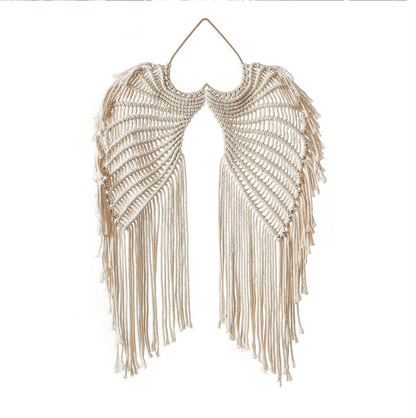 Macrame Änglavingar Väggdekoration för Boho Rum Stil