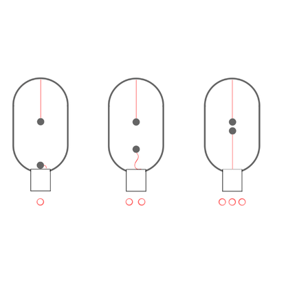 Magnet Light Skrivbordslampa LED Modern Hem Kontorsbelysning