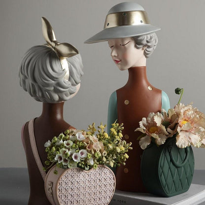 Mimosa Skulptur för Hem eller Kontor Vacker Dekorativ Konstverk