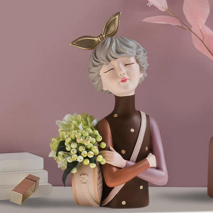 Mimosa Skulptur för Hem eller Kontor Vacker Dekorativ Konstverk