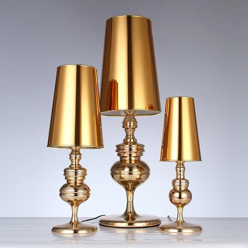 Modern LED bordslampa - nordisk dekoration för sovrum och vardagsrum