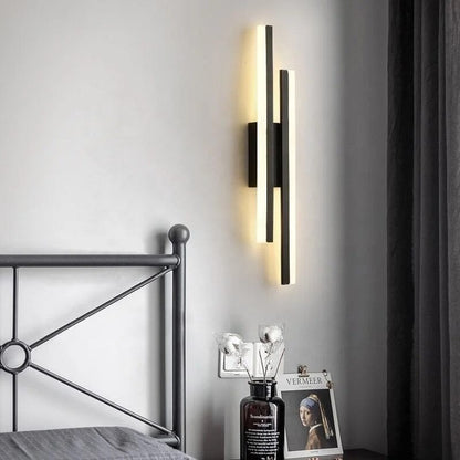Modern minimalist vägglampa med energieffektiv LED-belysning