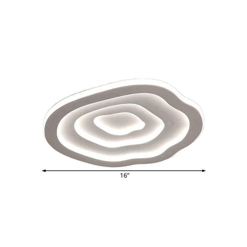Modern Ripple Akryl Taklampa LED Infälld i Vitt Ljus