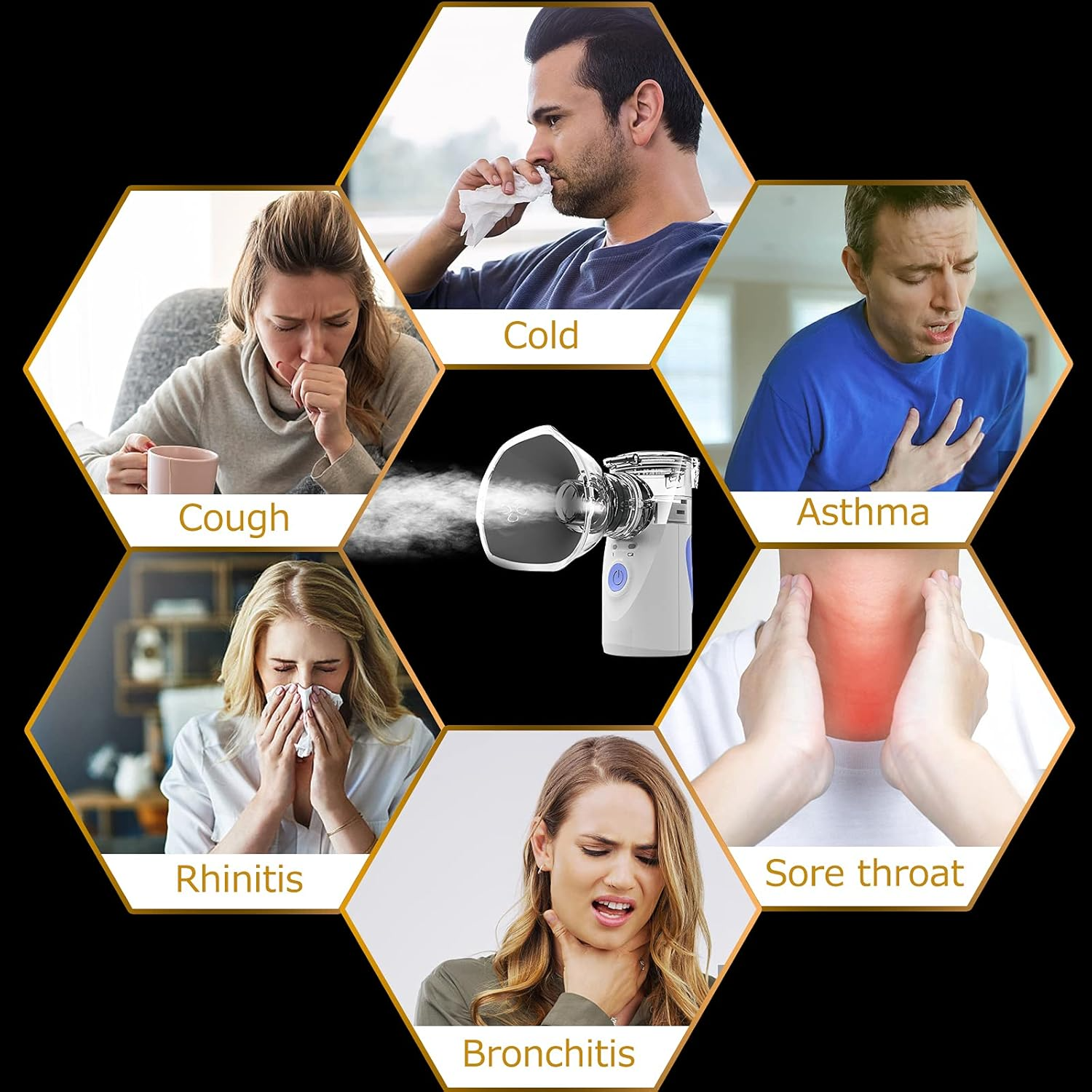 Mini Bärbar Handhållen Nebulisator