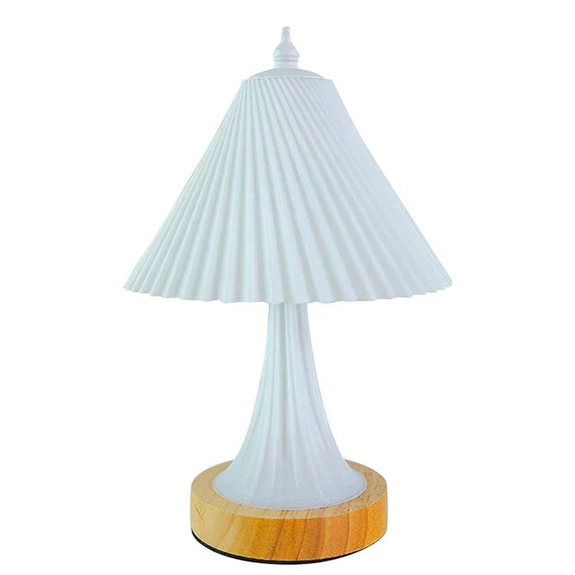 WoodGlow – Minimalistisk LED Bordslampa för Stämningsfull Belysning