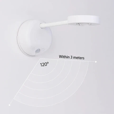 Lumora Motion Spotlight - Trådlös 360° Rotating LED med Rörelsesensor
