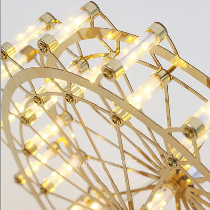LumiSpin - LED Kälkafyllt Bor avlampa med Musikfunktion, Dimbar Retro Skrivbordslampa