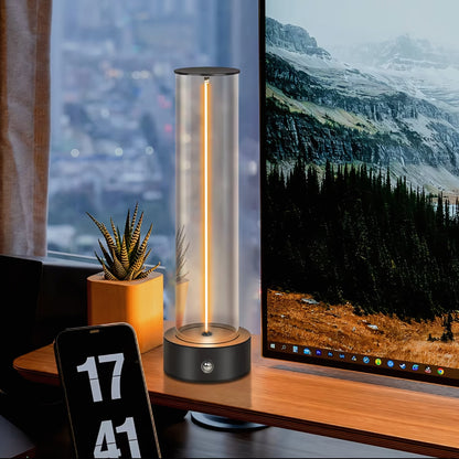LumièreTube Bordslampa - Minimalistisk design med 3 dimmernivåer