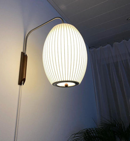 Mid-Century Nelson Vägglampa – Tidlös Designerbelysning