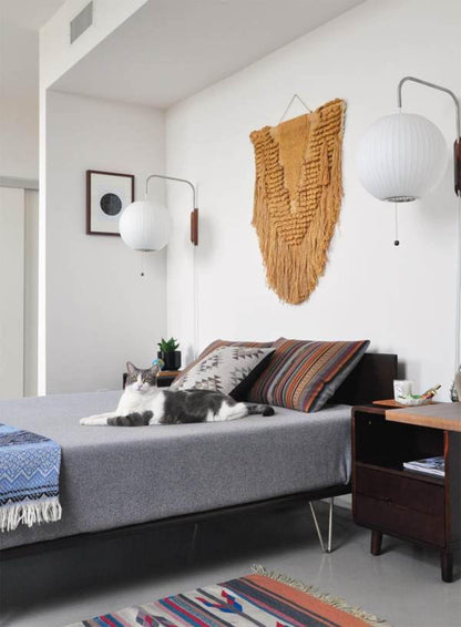 Mid-Century Nelson Vägglampa – Tidlös Designerbelysning