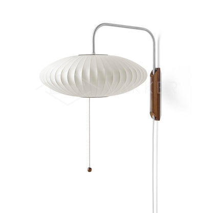 Mid-Century Nelson Vägglampa – Tidlös Designerbelysning