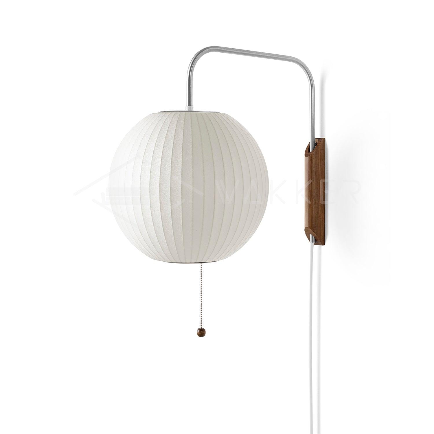 Mid-Century Nelson Vägglampa – Tidlös Designerbelysning