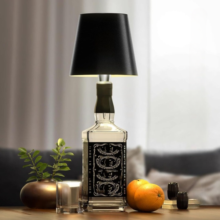 GlowBottle - LED Flee lamp med Dimbart Touchkontroll, Trådlös och Uppladdningsbar