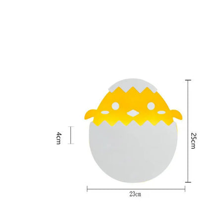 EggLight - Barnväggslampa i äggform - LED-nattlampa för barn- och babyrum