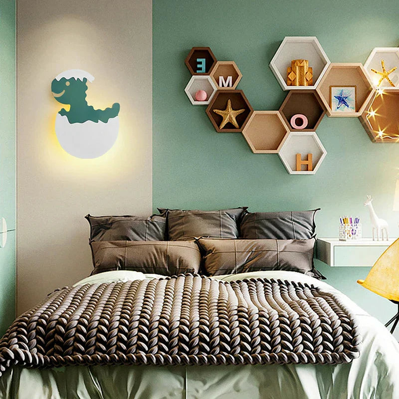 EggLight - Barnväggslampa i äggform - LED-nattlampa för barn- och babyrum