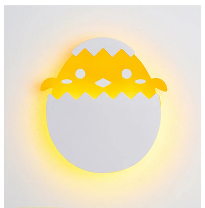 EggLight - Barnväggslampa i äggform - LED-nattlampa för barn- och babyrum