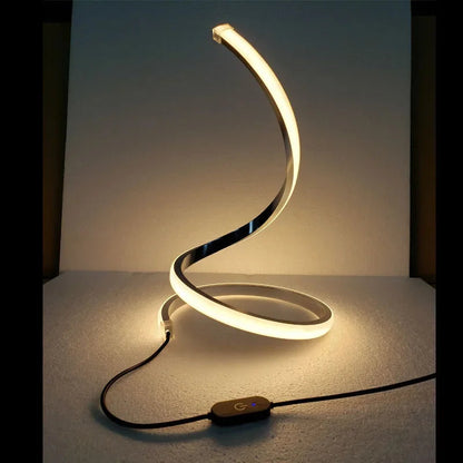 SerpentGlow - Stilig Snake LED-bordslampa med dimbar belysning