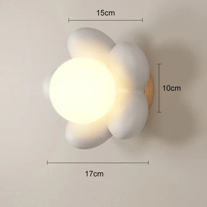 BloomLight - Vägglampa med Blomdesign och LED för Barnrum och Vardagsrum