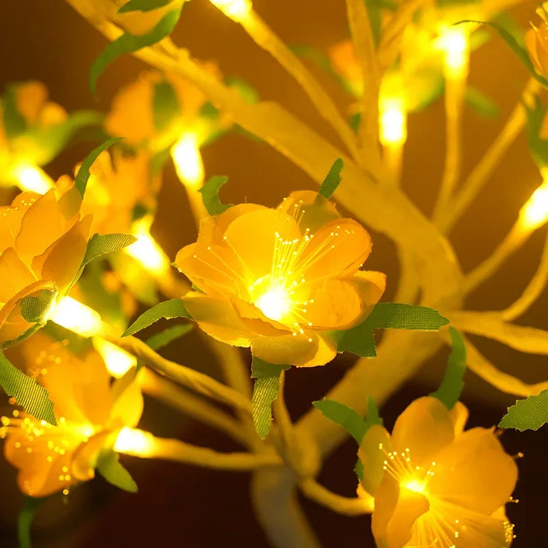 LumiTree - LED Boom Bordslampa – Stämningsfull Dekorativ Belysning för Vardagsrum och Sovrum