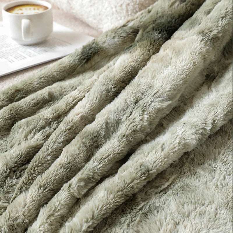 Carvallo – Dubbel-Lager Fluffy Sängöverkast med Lyxig Komfort