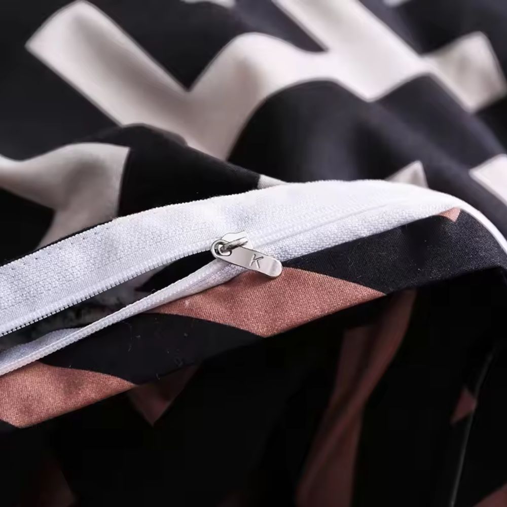 Noir Enigma Duntäcksfodral Set | 3 delar Duntäcksfodral Set