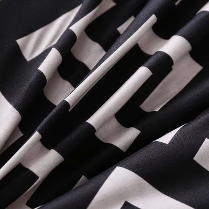 Noir Enigma Duntäcksfodral Set | 3 delar Duntäcksfodral Set