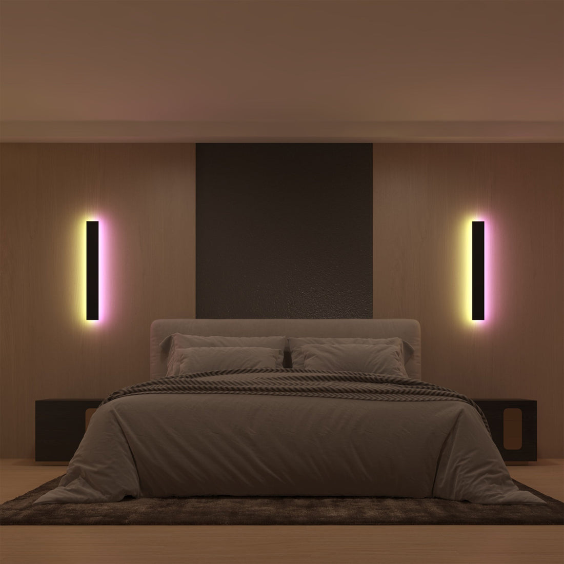 Noire Vägglampa - Modern Belysning med Stiliga RGB-alternativ