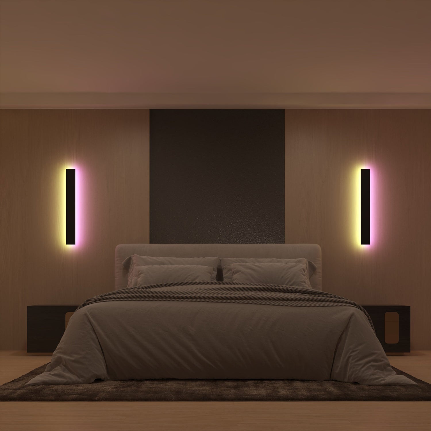 Noire Vägglampa - Modern Belysning med Stiliga RGB-alternativ