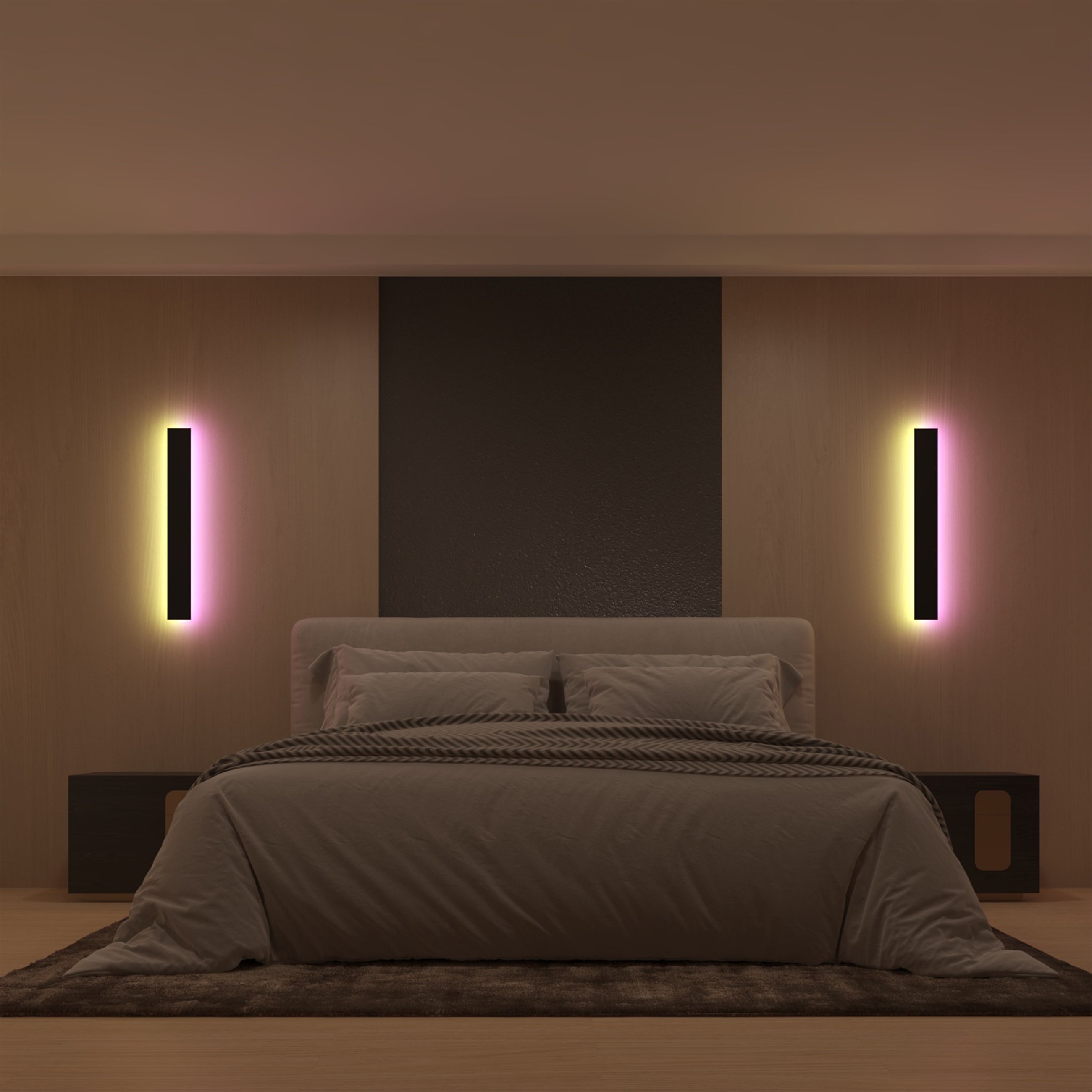 Noire Vägglampa - Modern Belysning med Stiliga RGB-alternativ