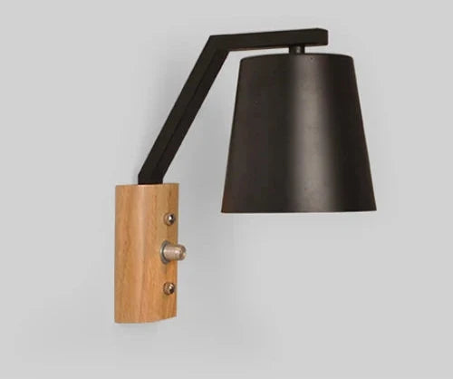 WoodLume – Modern LED Vägglampa i Trä för Vardagsrum och Sovrum