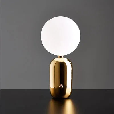 LumeSphere – Skandinavisk Bordslampa med Modernt Design för Vardagsrum och Sovrum